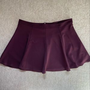 Gap Burgundy Mini Skirt